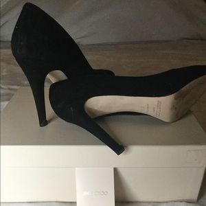 JIMMY CHOO 247Vikki Heels Black Suede